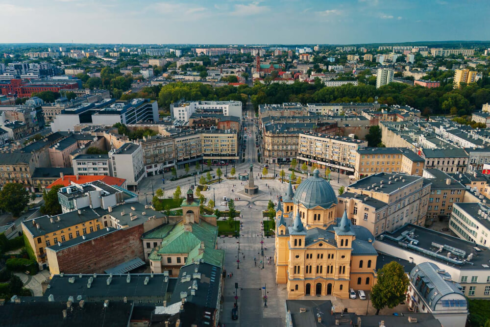 Miasto Łódź - Plac Wolności, Prawnicy na terenie łodzi. Odszkodowanie komunikacyjne Łódź.